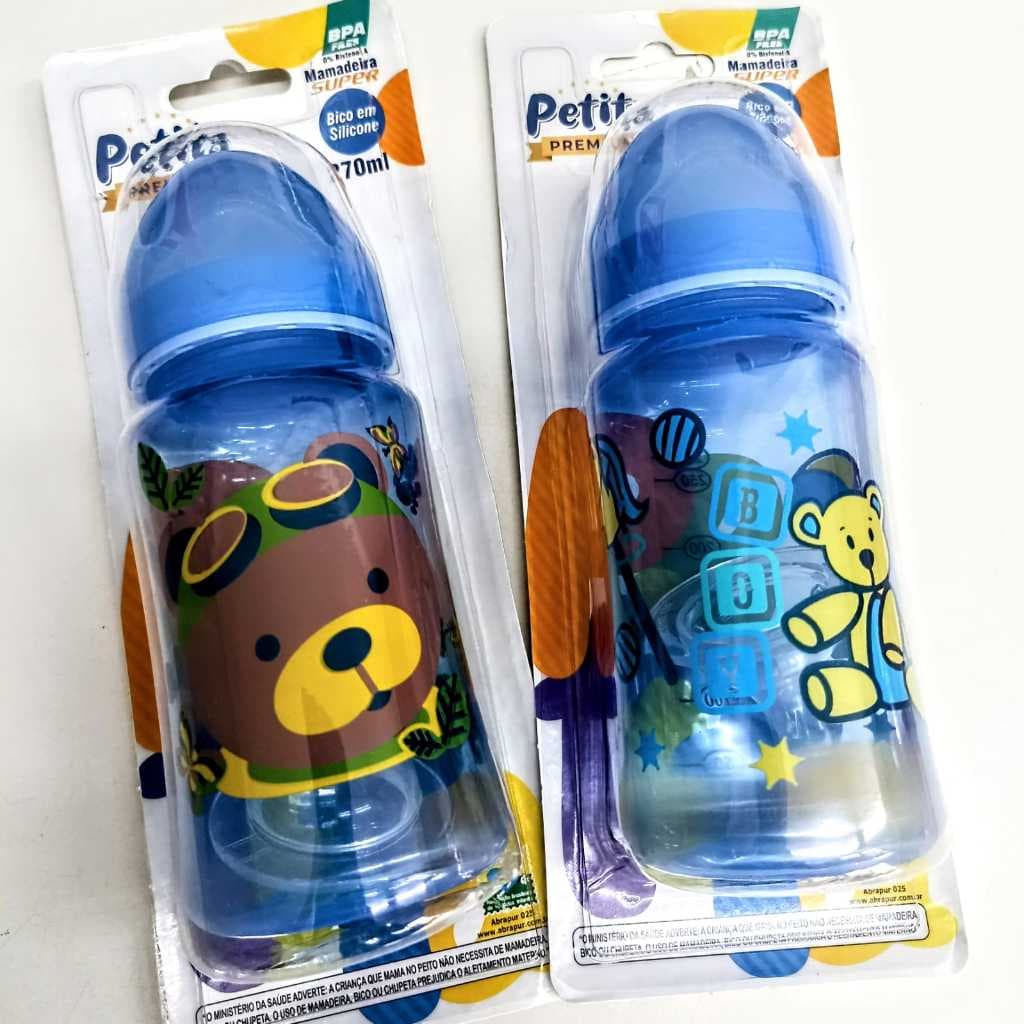 Kit com 2 Mamadeiras 270ml