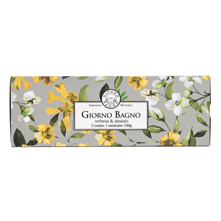 Kit Sabonetes Verbena e Sândalo - 3x100gr