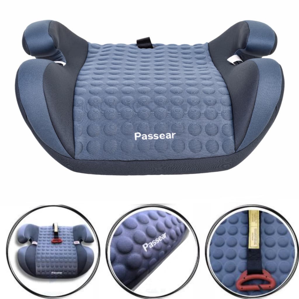 Assento Infantil Para Carro Cadeira Cadeirinha De Elevação Cor Cinza Elevation