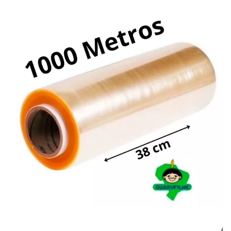 Rolo Bobina Plastico De Filme Pvc  38cm X 1000 Metros - ESTICAVEL alta qualidade
