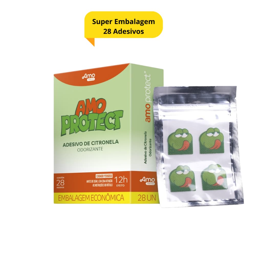 Repelente Adesivo Natural Sai mosquito Amo Protect Infantil Protege da Dengue - Babydeas