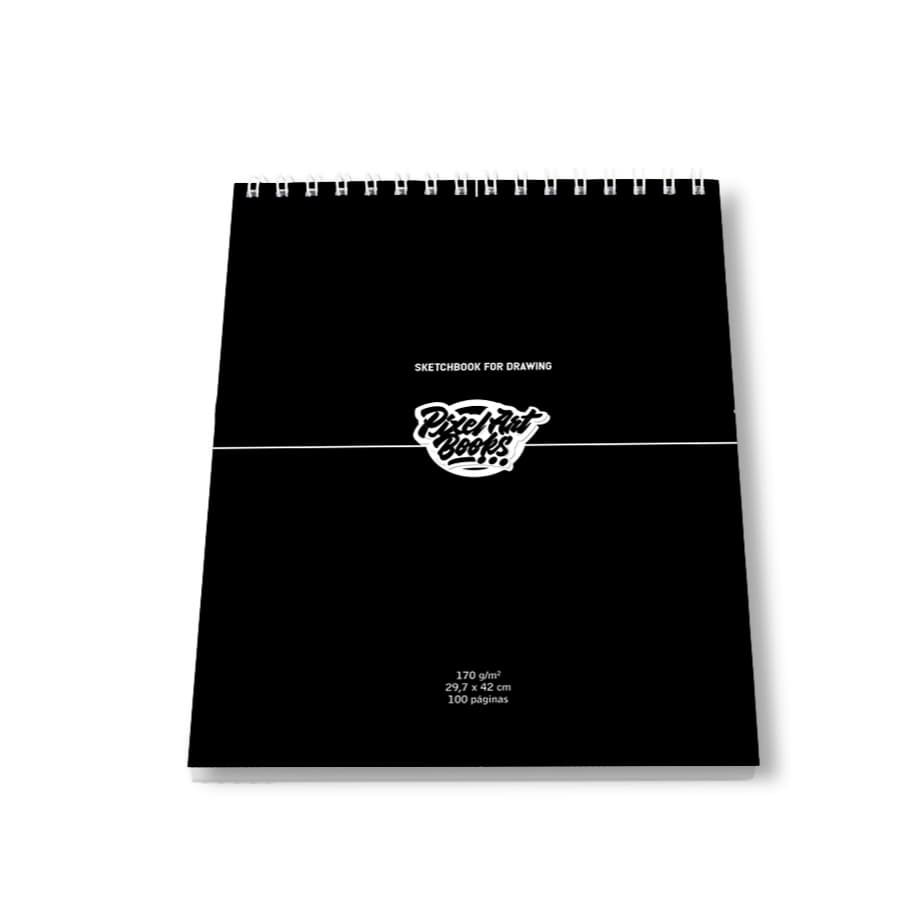 Sketchbook Caderno Para Desenho Liso A3 29.7x42cm 170grs 50 Folhas