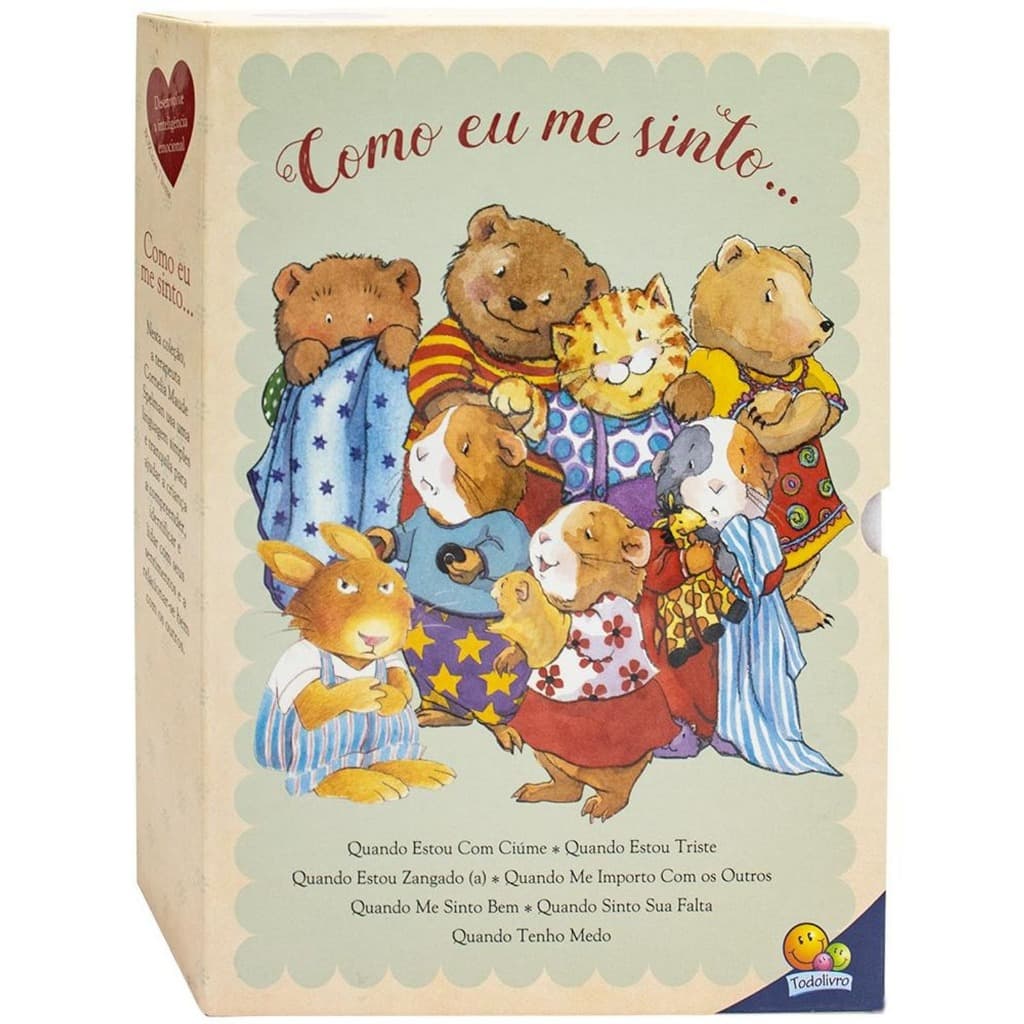 Box com 7 Livros Como Eu Me Sinto - Capa Dura