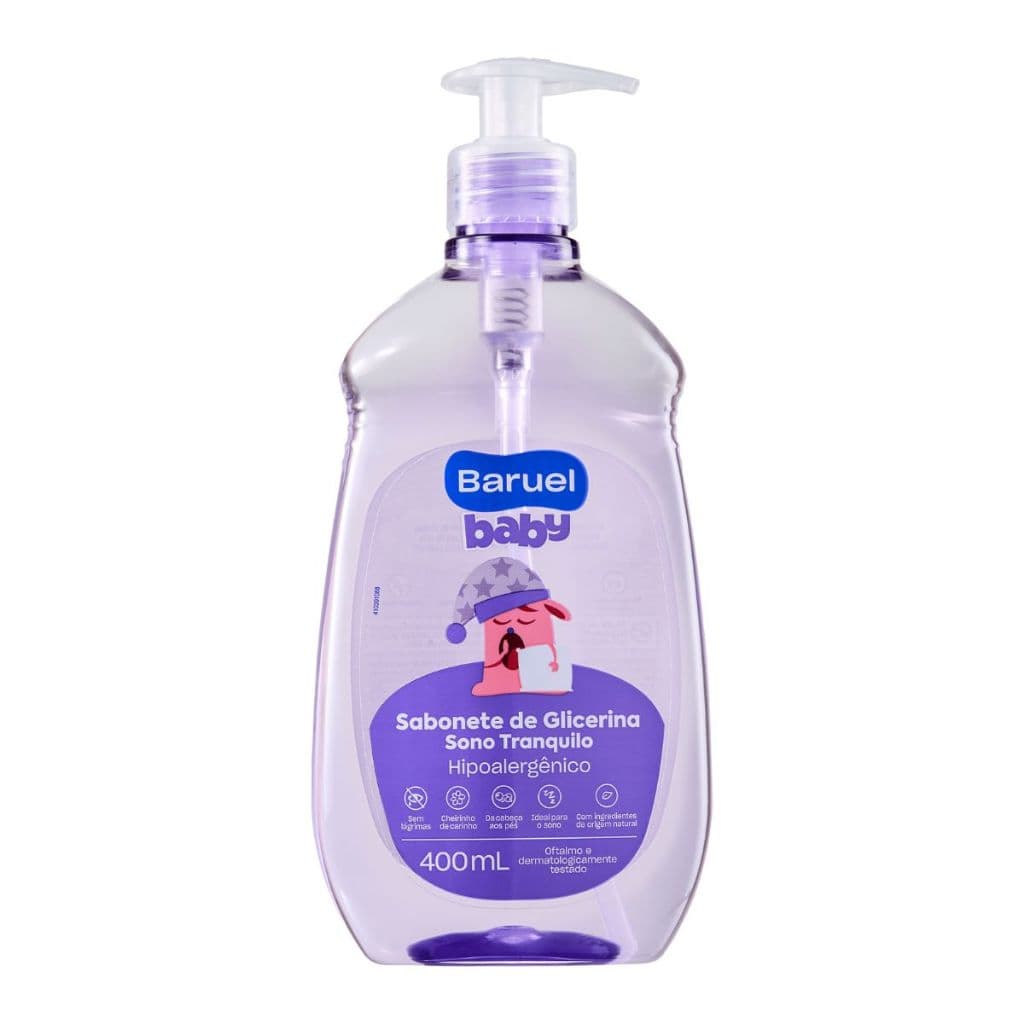 Sabonete Liquido Sono Tranquilo Baruel Baby 400ml