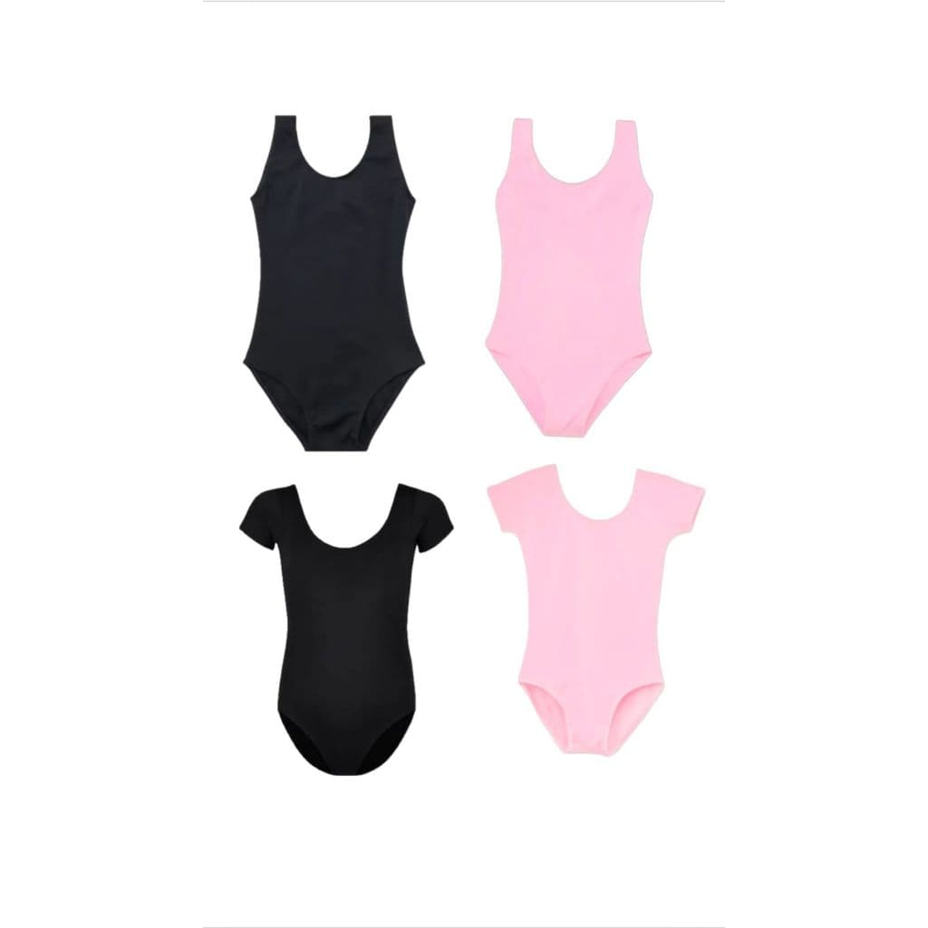 Kit 2 itens/ Collant Regata+ Collant Meia Manga (tam 02 ao 12)