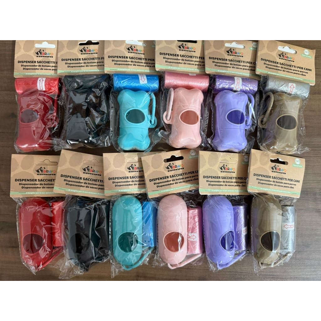 Kit Saquinhos Refil Cata Caca Pet Higiênico Saco Lixo + Suporte - Escolha Seu Kit