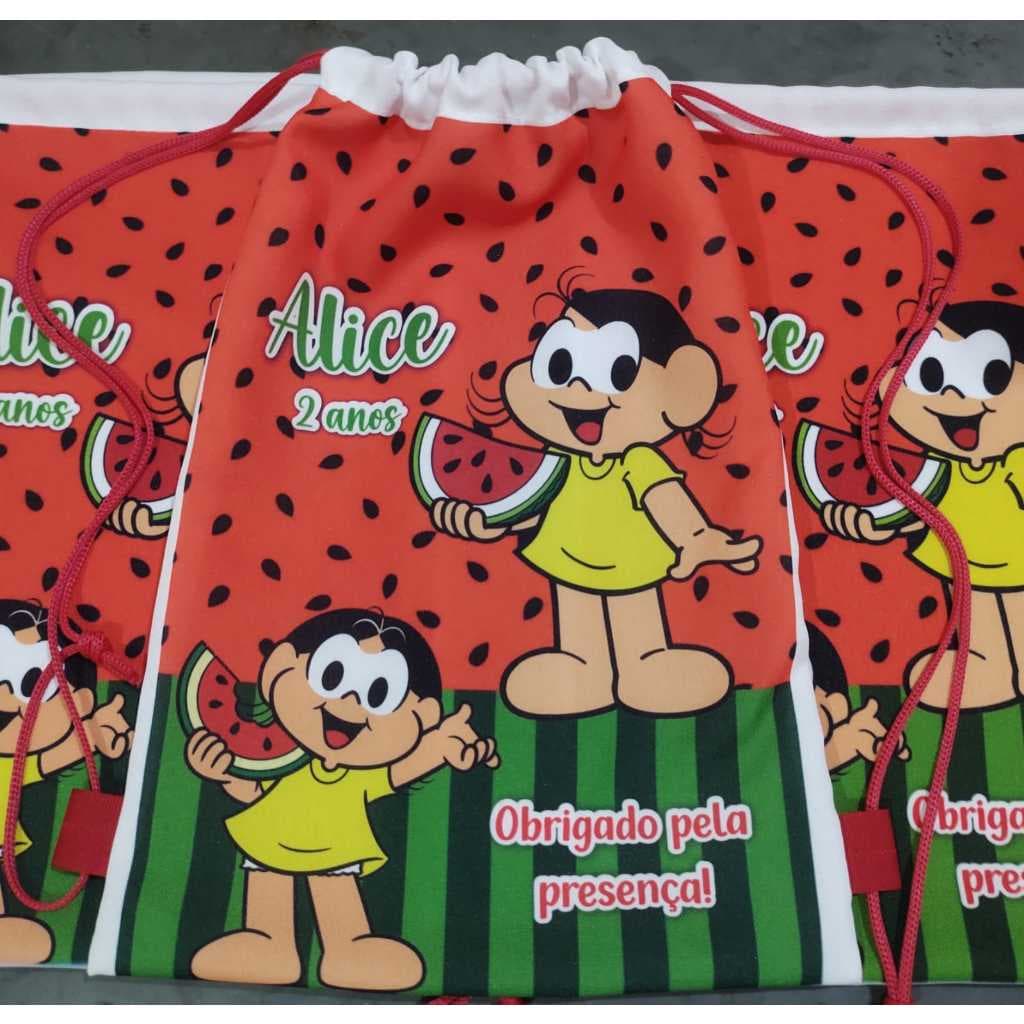 Mochila Sacolinha Personalizada para Festa