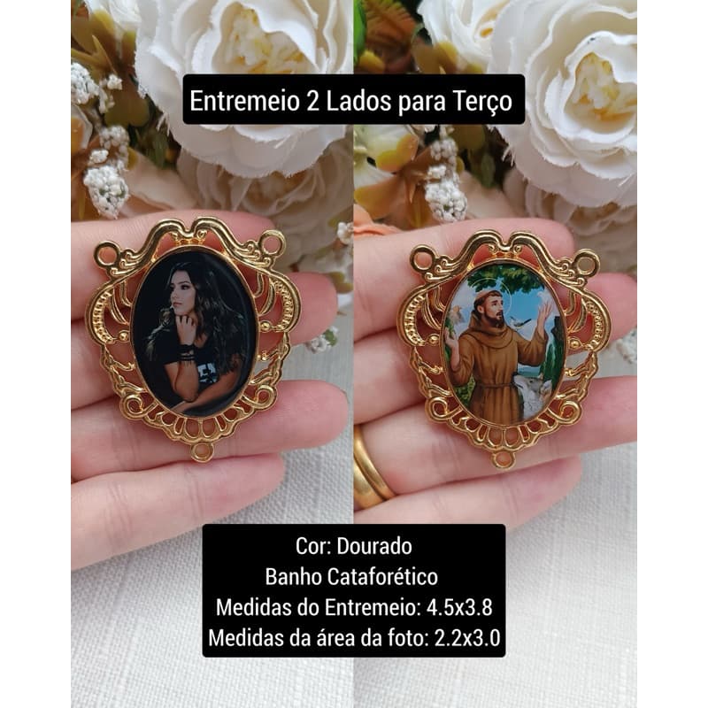 Entremeio para Terço | Resinado | Personalizado | Terço