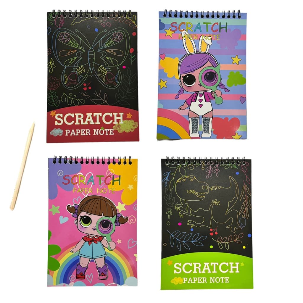 Kit Blocos Papel Mágico A5 Multicolor Para Desenhar 10 Folhas