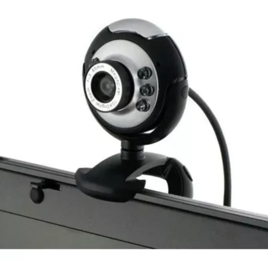 Mini-câmera Para Pc Webcam Com Microfone Filmar Fotos Videos Note Reunião Vídeo Chamada Ajustável