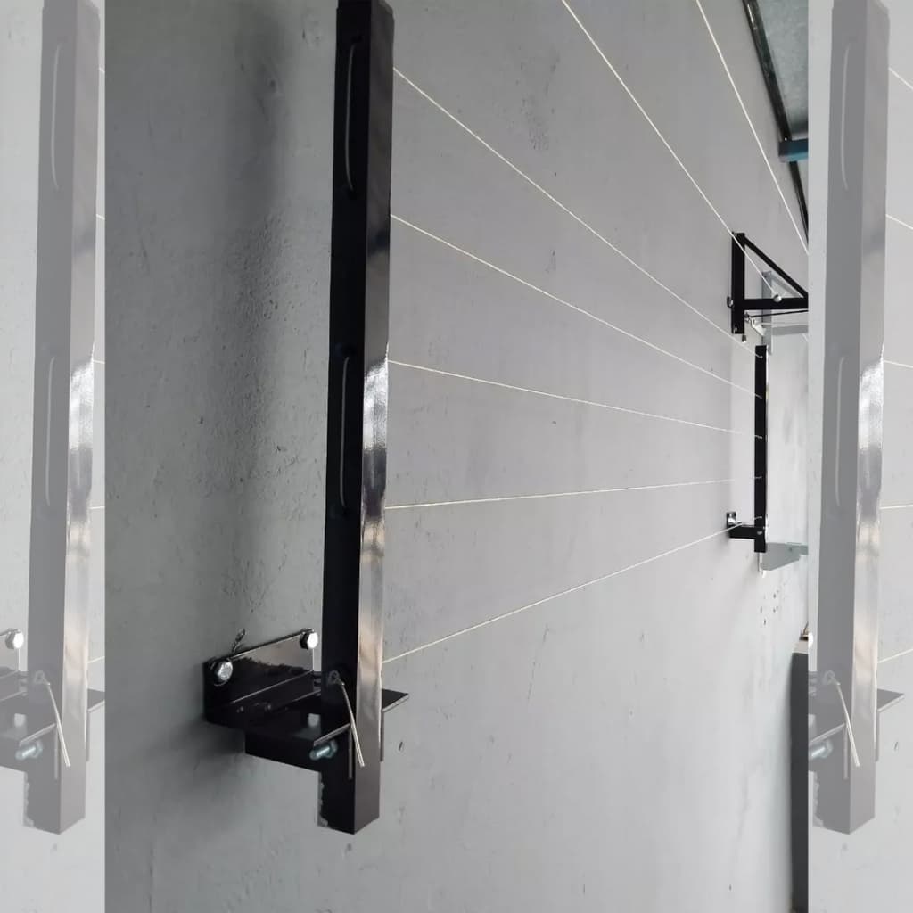 Varal Mágico de Parede Retrátil Alumínio 80kg Prático e Discreto