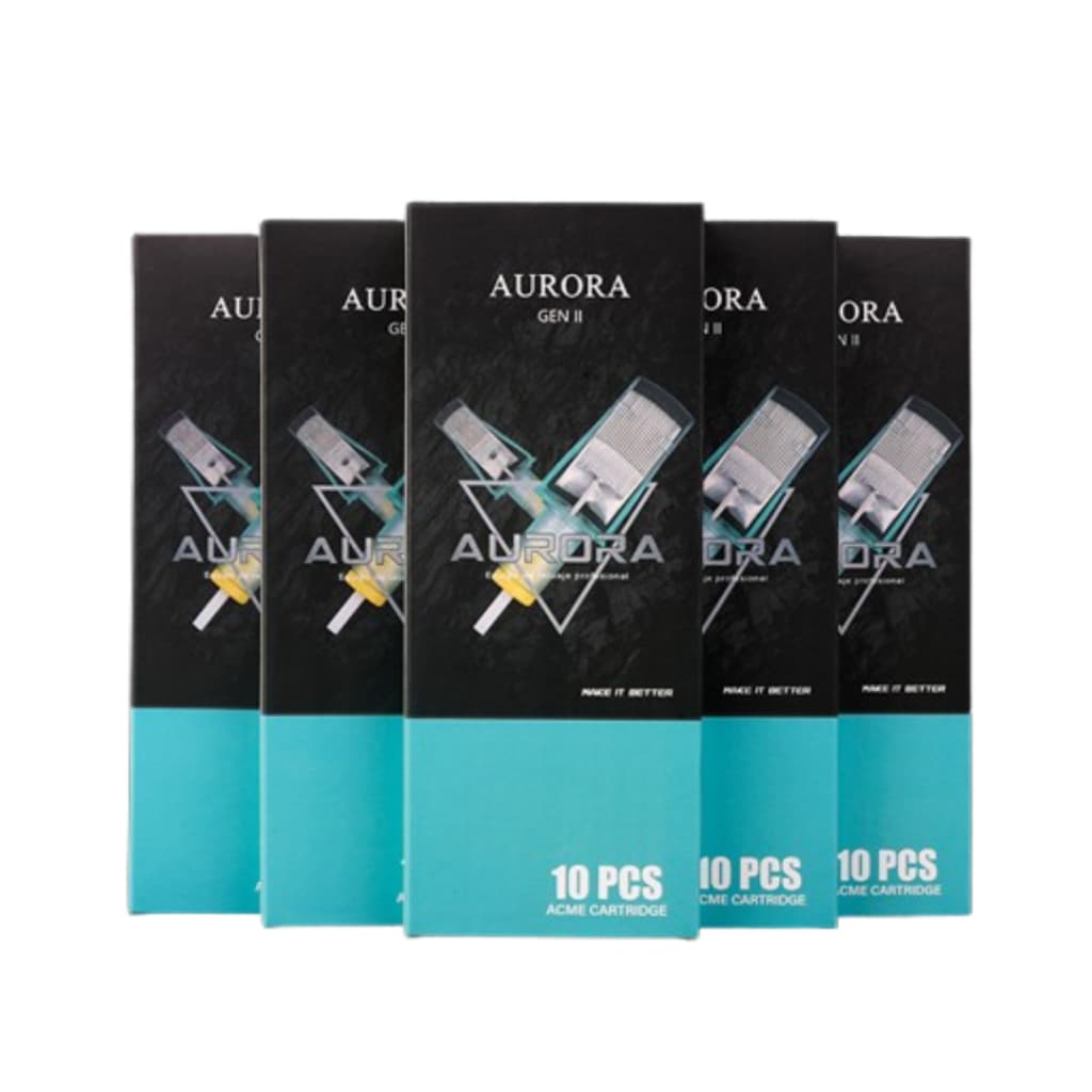 Cartucho Universal para Máquina Tatuagem Aurora 2ª Geração (20 UNIDADES DO MESMO TAMANHO)