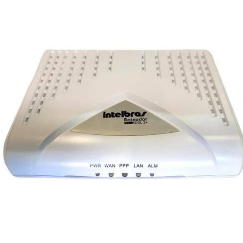 Roteador Adsl2+ Intelbras Gkm 1200e Cor Branco