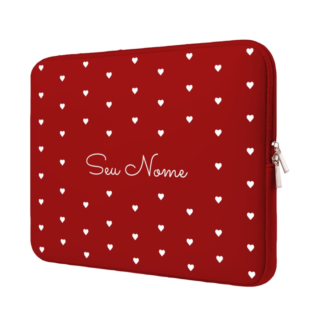 Capa Case Maleta para Notebook Macbook e Ultrabook Neorpene 15.6/14.1/13.3/12.1/17.3/11.6 - PERSONALIZADA com SEU NOME