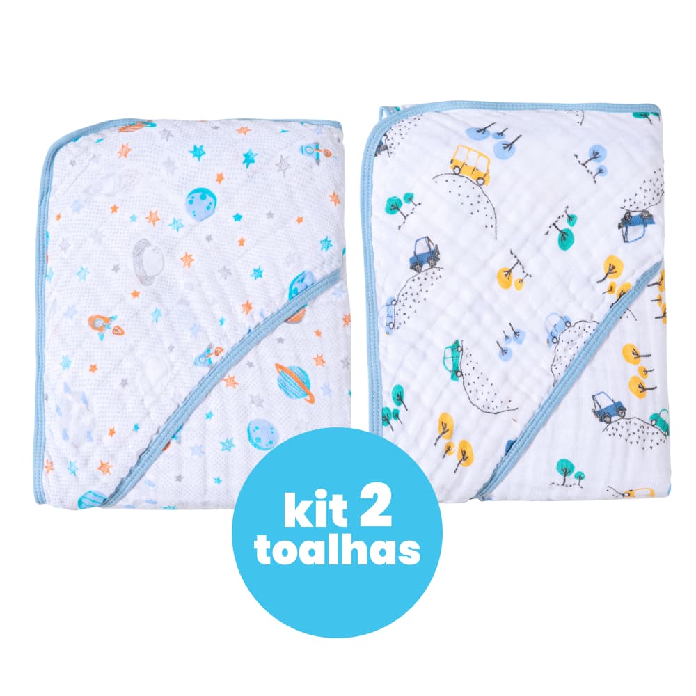 KIT Presente 2 Toalhas Fralda Soft!Toalhas de banho para bebê soft macias!Ideal para a pele do bebê.