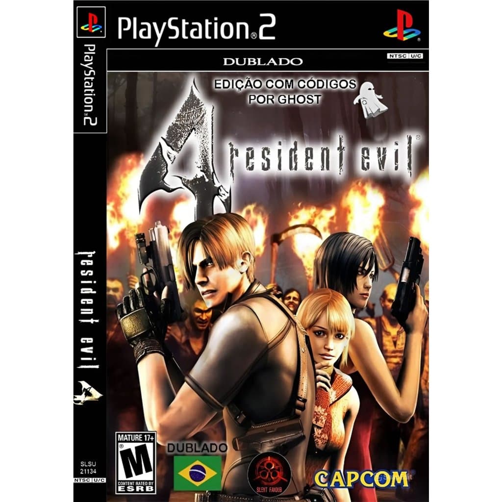 Resident Evil 4 Hack Mod Dublado BR - Ps2