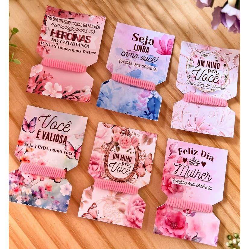 tag xuxinha para cabelo mimo para cliente/ dia das mulheres ( NÃO ACOMPANHA OS LACINHOS )