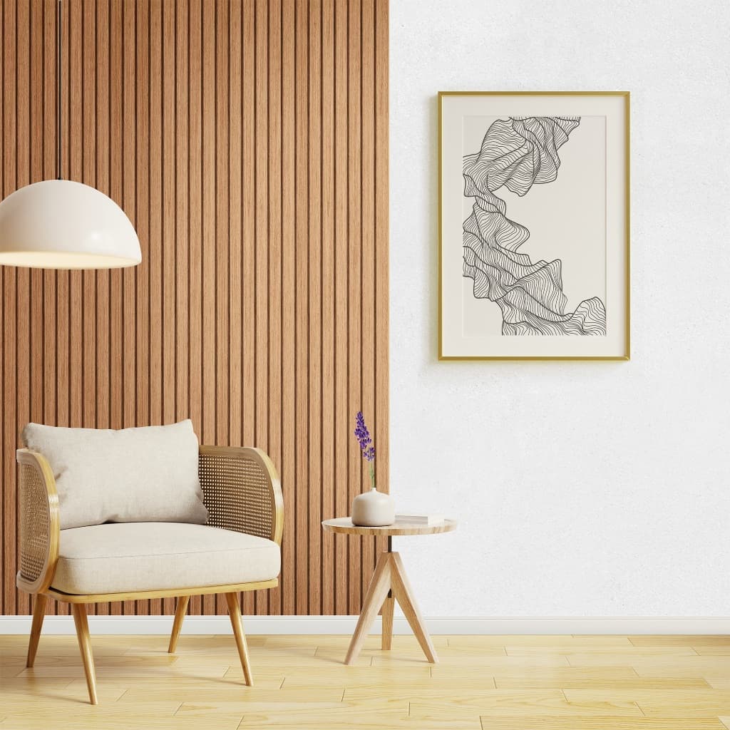 Kit Kits Placas Painel Ripado Modular MDF  acabamento premium laminado