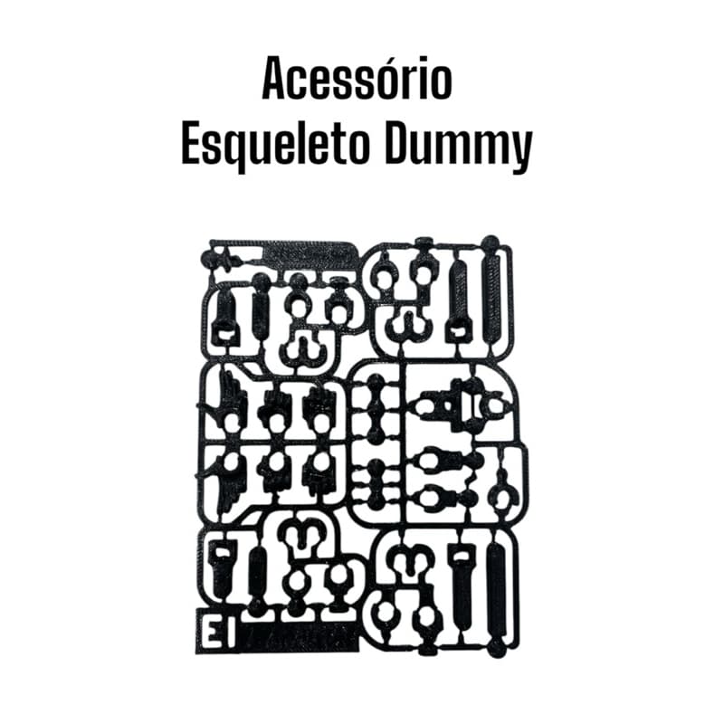 Esqueleto Dummy acessório para reposição de peça