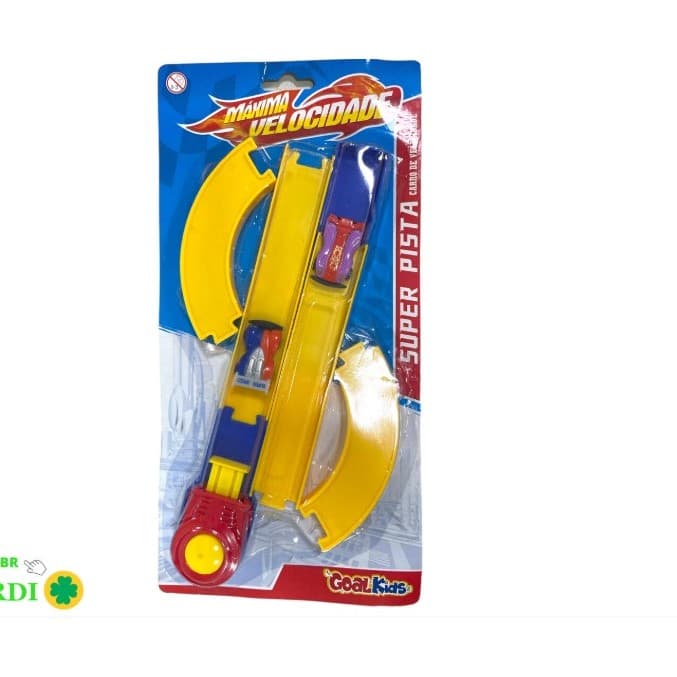 Super Pista  Lançador Carrinho e Pista LOOP Tipo Hotwheels com 2 carrinhos