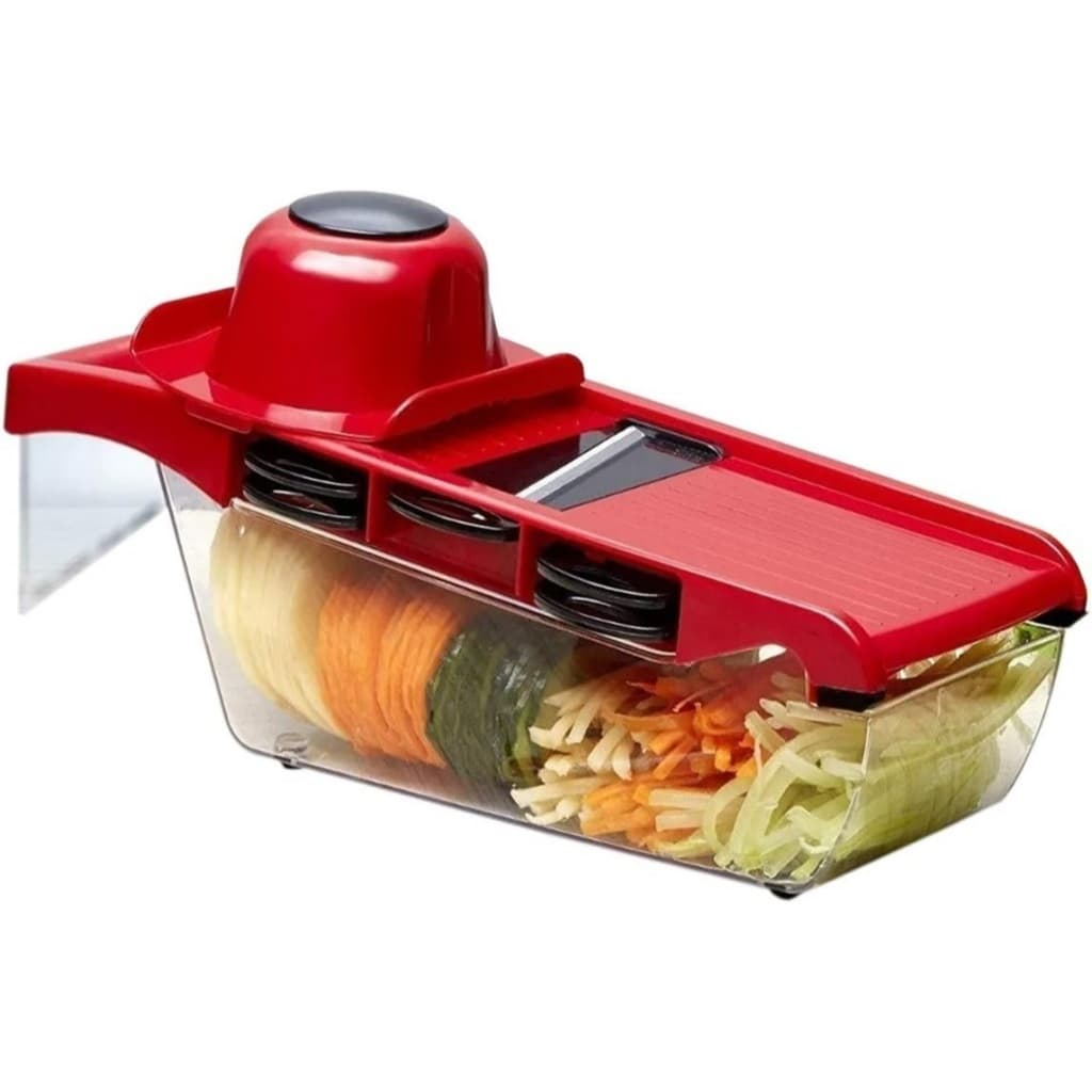 Mandoline Slicer Fatiador Cortador de Legumes 6 em 1 Descascador e Ralador De Cozinha