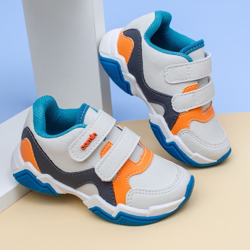 Tênis infantil Masculino Volta As Aulas Confortável Criança Sapato Menino Camin Promoção