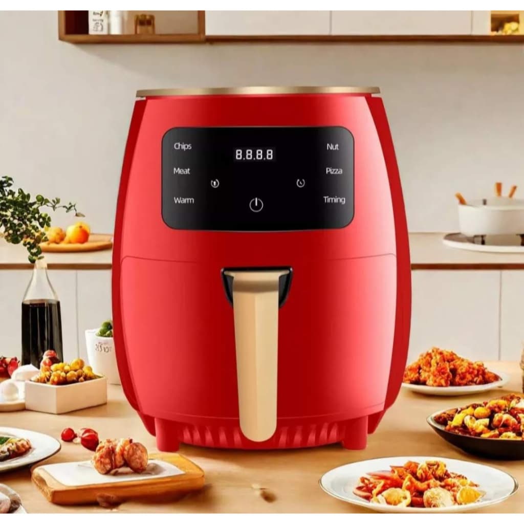 Air Fryer Fritadeira Elétrica 4.5l Painel Touch Digital 220w e 127w
