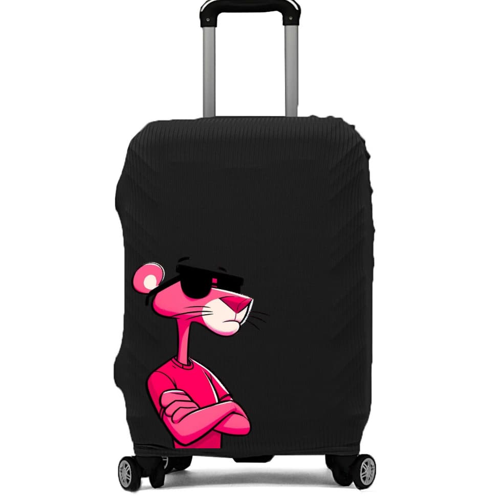 Capa De Mala 8 a 23KG P-M-G Personalizada Pantera Rosa Protetor Bagagem Para Viagem Protetora Grande