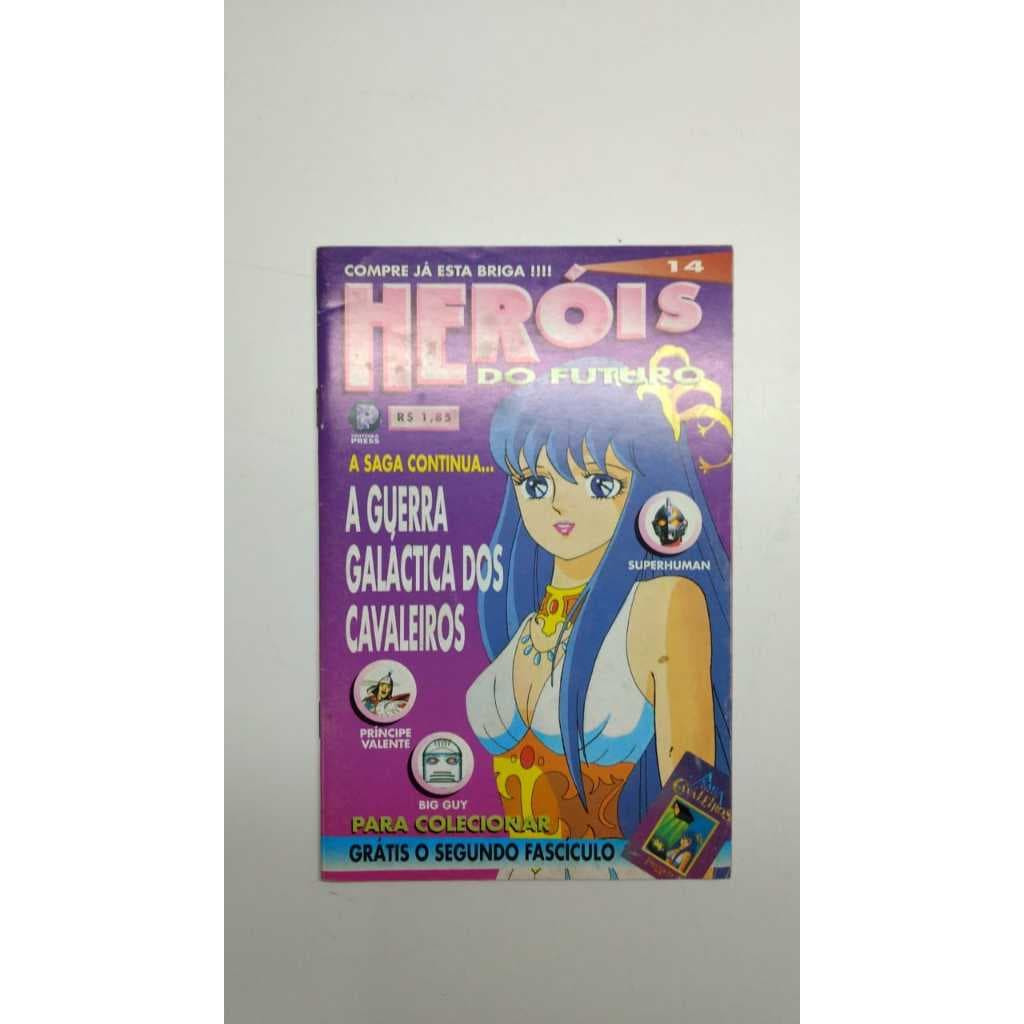 Revista Heróis Futuro 14 Guerra Galáctica Cavaleiros 15603