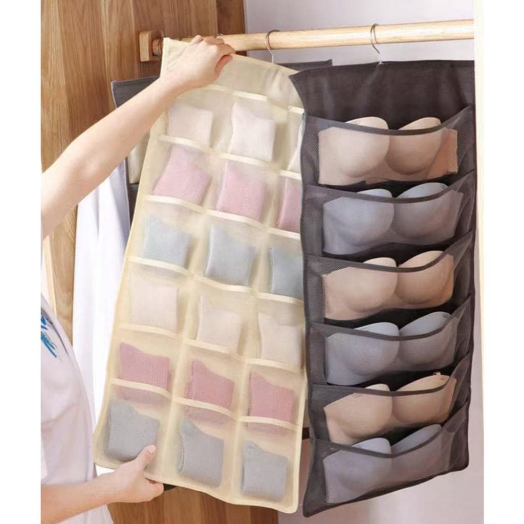 24/30 Grades Organizadora de Peças íntimas Calcinhas Meias Pequenos Acessórios com Divisórias