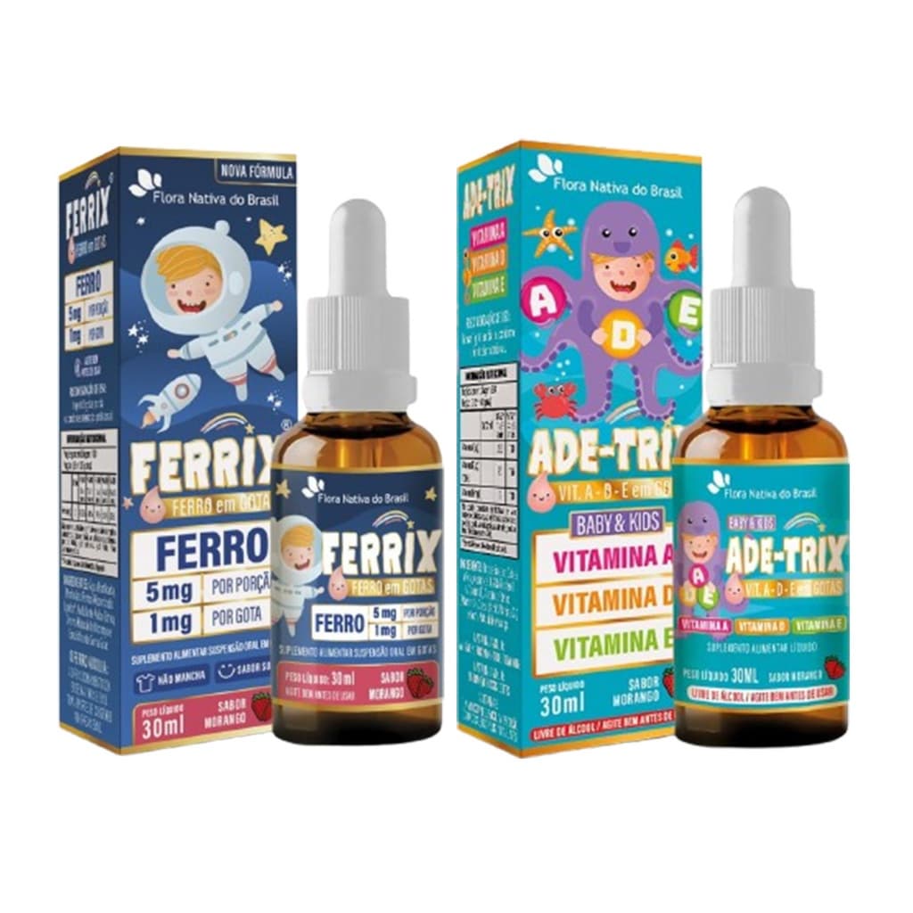 Ade-Trix Vitamina A D E + Ferrix Baby Kids 30ml