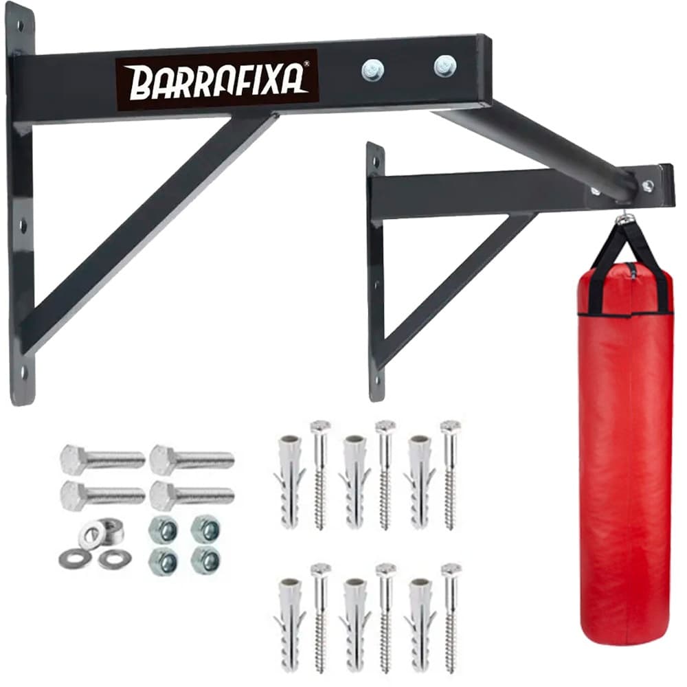 Barra Fixa De Parede P/ Treinar Musculação Crossfit Pull-up