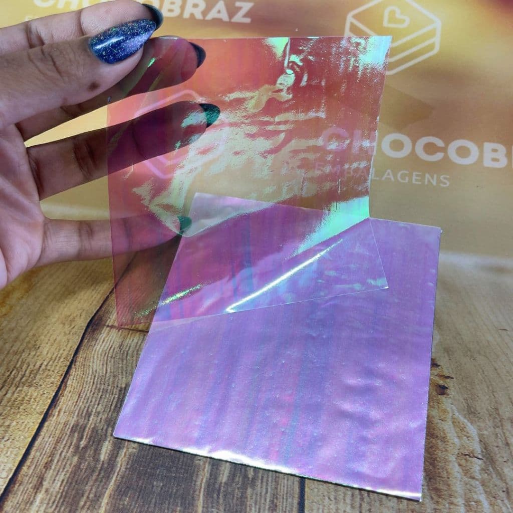 100~500 Tapetinhos Bopp Nacarado Furta Cor  10x10