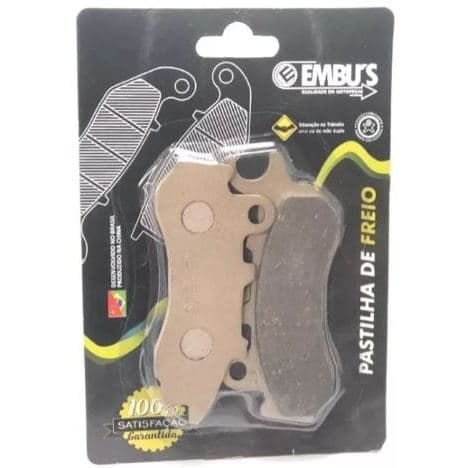 PASTILHA FREIO DIANTEIRO TITAN 160/FAN 160 2018-2024 EMBUS