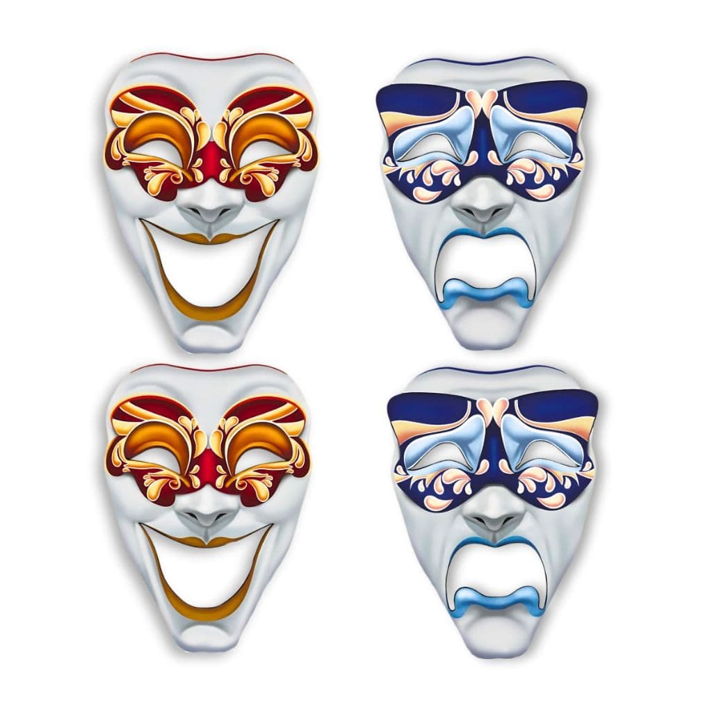 04 Máscara Carnaval Rosto Teatro Pequena Festa