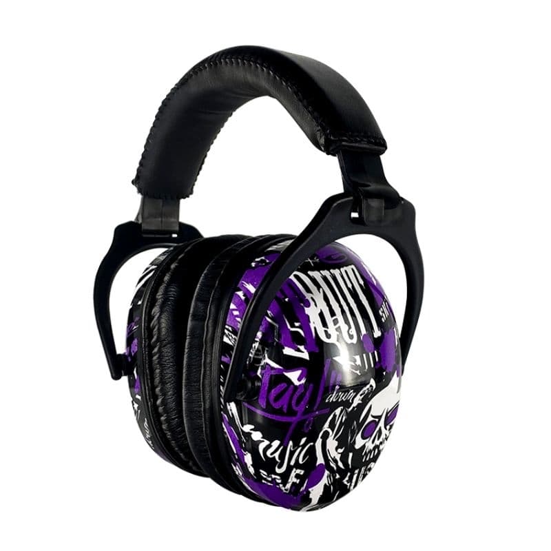 Abafador de som e ruídos Protetor de ouvidos Tea Autismo estampa Caveira Hallowenn