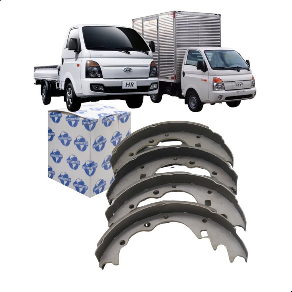 Jogo Sapata Lona Freio Traseiro Hr 2.5 2005 a 2017