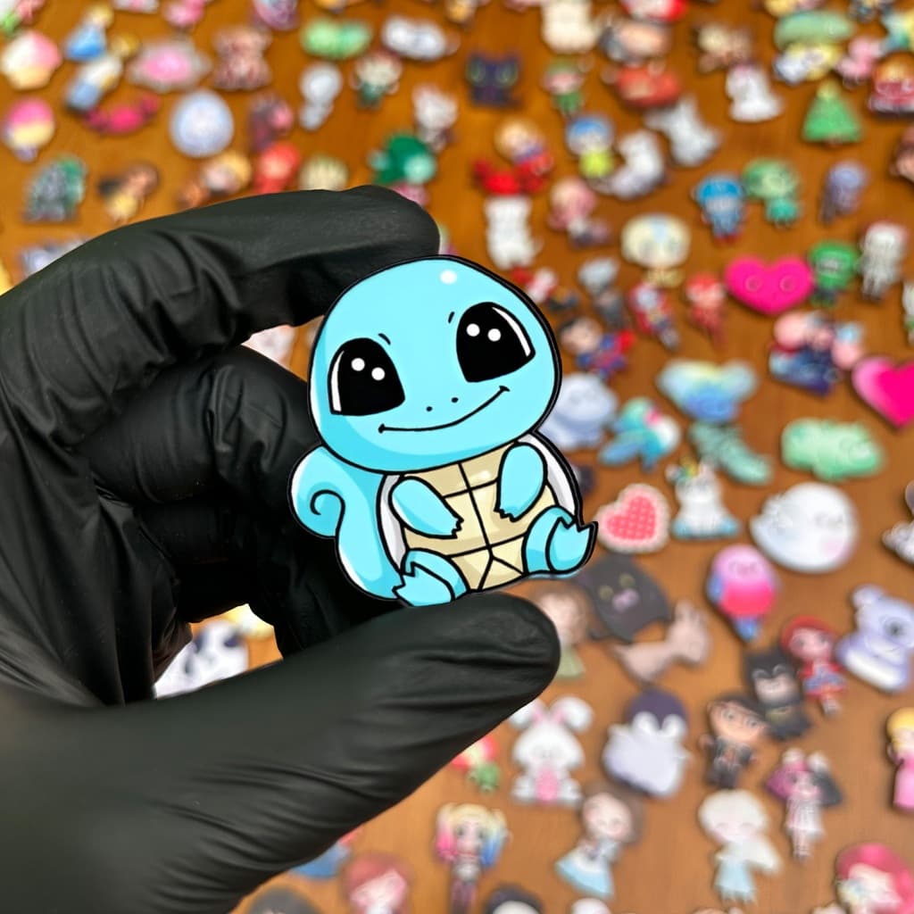 Ímã de Geladeira Magnético Personagens Chibi Fofinhos 5 Cm Mdf com Adesivo Enfeite Decoração