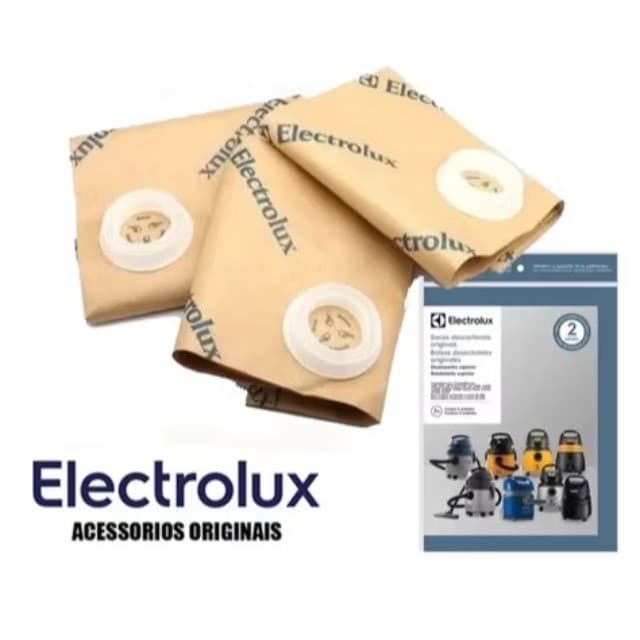 SACO DESCARTAVEL ASPIRADOR ELECTROLUX ORIGINAL 3 UND Cse10 A10S AQP10 AWD01 A10N1 A20810201