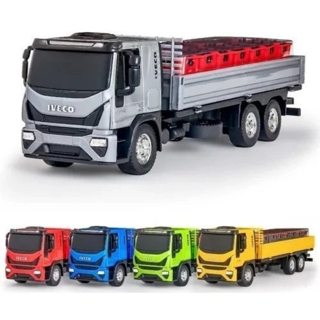 Caminhão Bebidas Iveco Carroceria Dropside Delivery - Usual Brinquedos