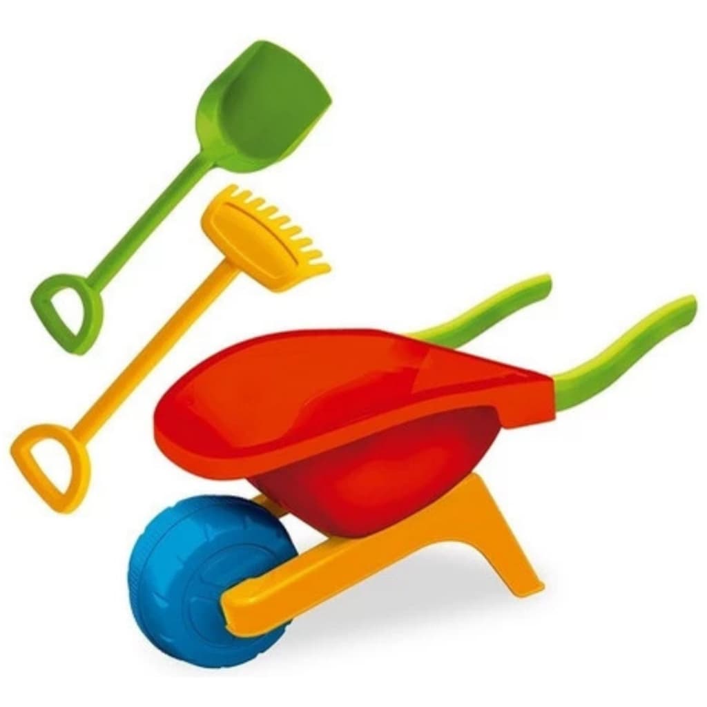 Carriola Brinquedo Infantil De Praia Com Rastelo Pá - Usual Brinquedos
