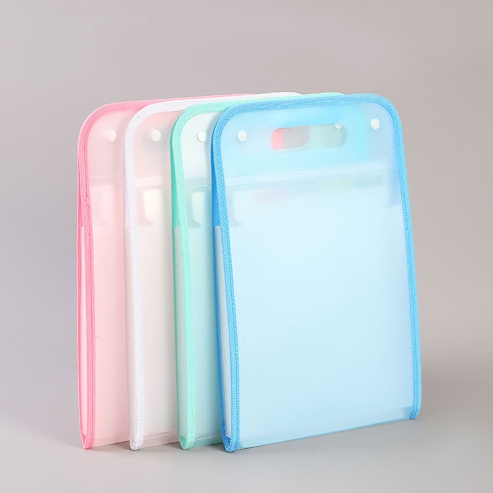 Pasta de Arquivo A4 Organizadora de Arquivos Sanfonada Material Escolar