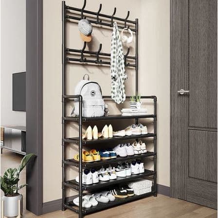 Sapateira 5 Andares/Prateleiras Organizador Cabideiro com para Calçados Roupas Chapéus Sapatos YY078