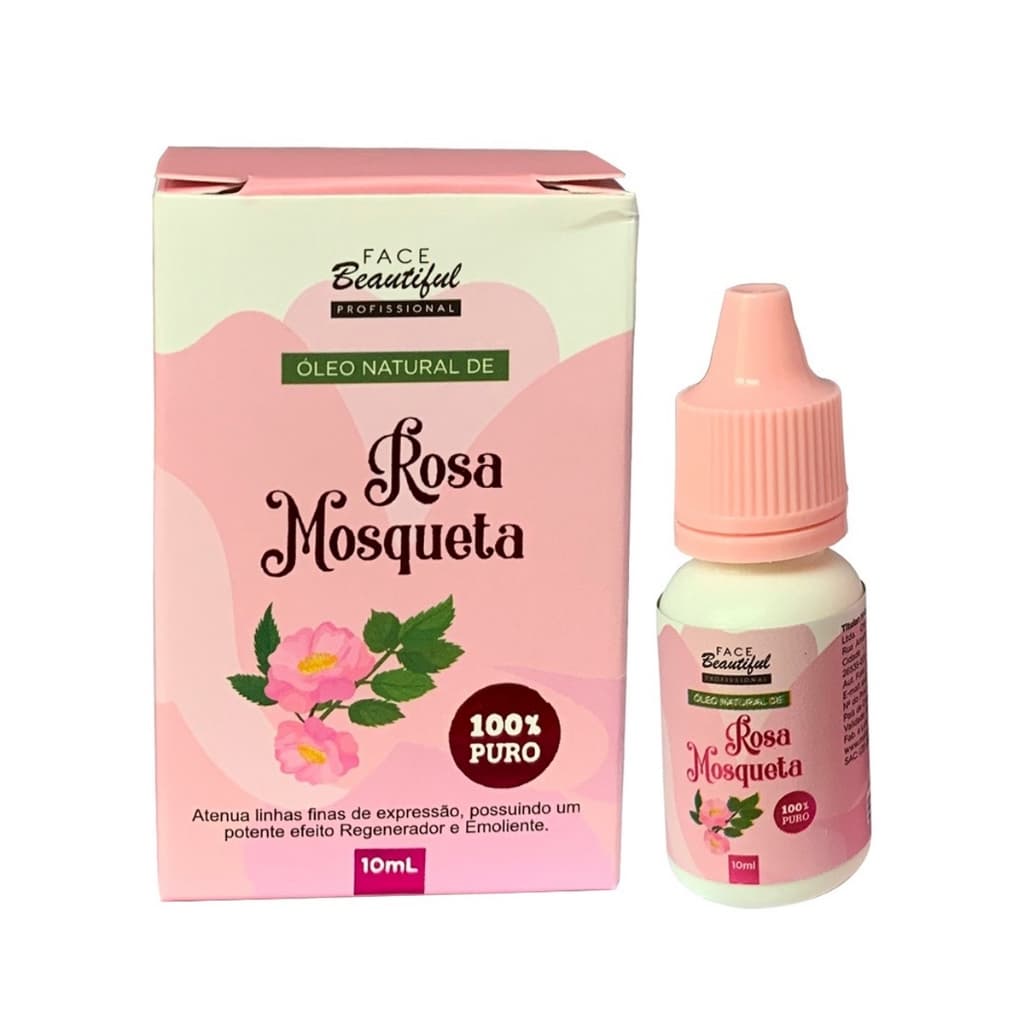 Óleo Natural de Rosa Mosqueta 100% PURO Face Beautiful