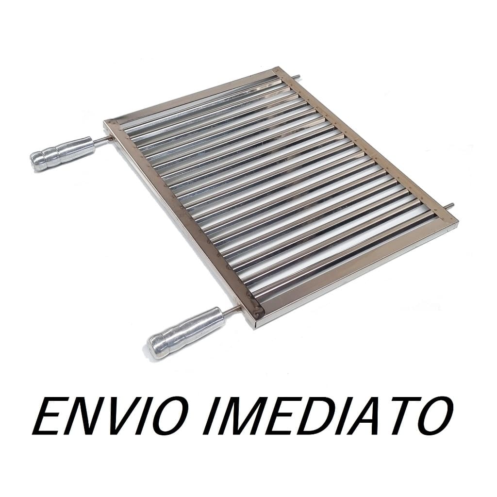 Grelha Parrilla Uruguaia em Inox Reforçada para Churrasqueira Todas as Medidas