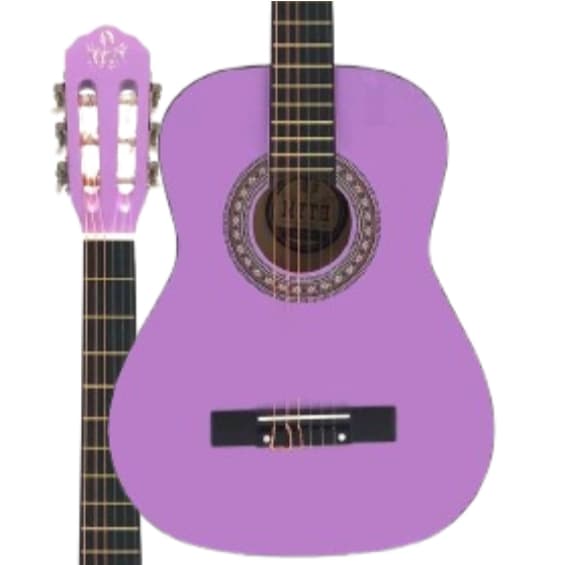 Violão Acústico Juvenil Tamanho 3/4 - Lilás / Purple Náilon MYTH - MT36N