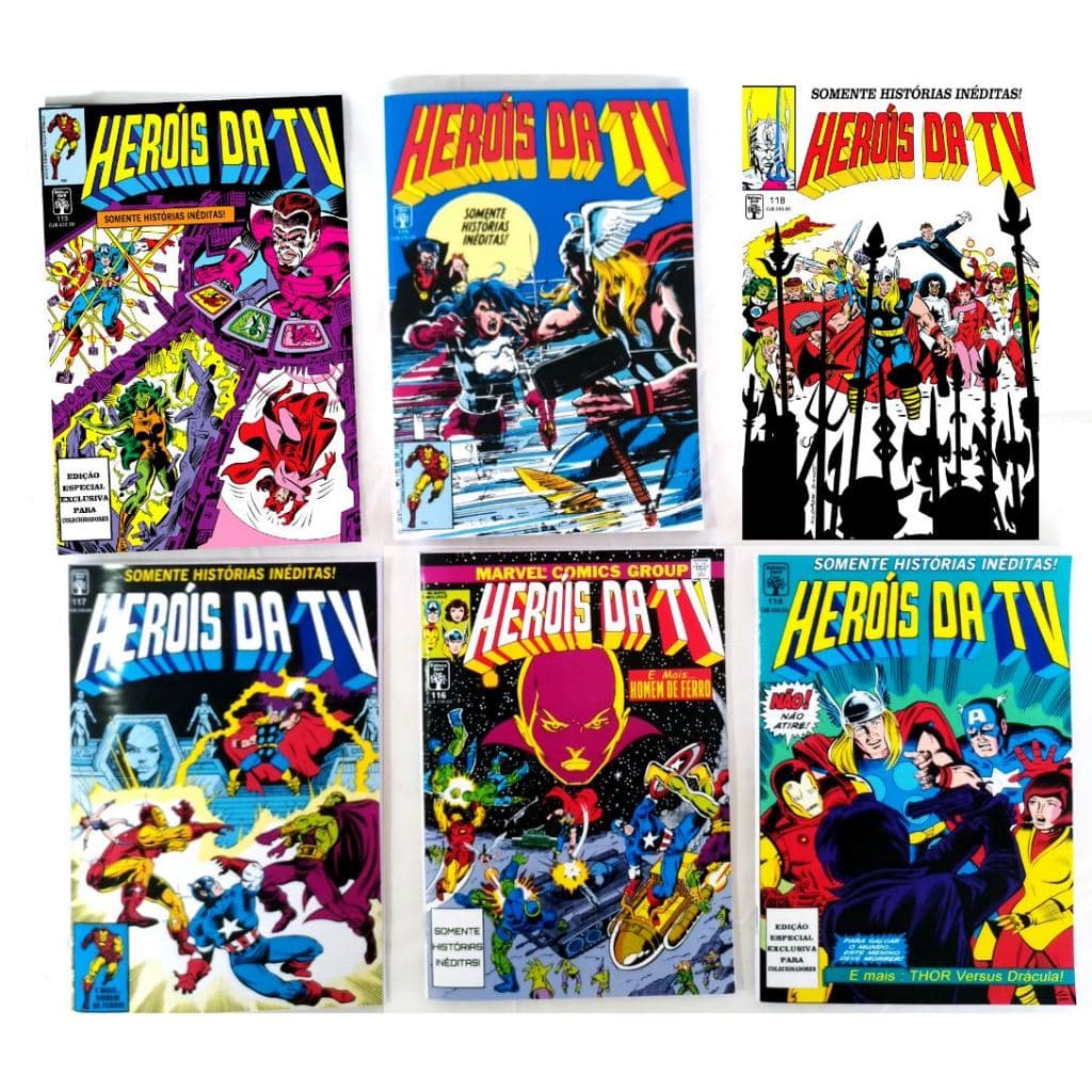 Revistas Heróis da TV - Edições EXCLUSIVAS em  FAC Símile