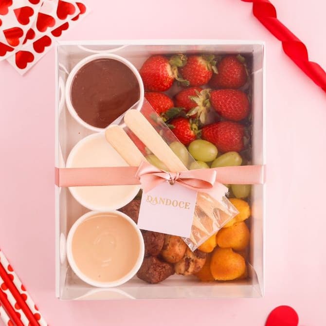 Caixa Vitrine G 22,5x18,5x10cm Kits, Presente, Brindes, Dia dos Namorados, Natal KIT 5~20