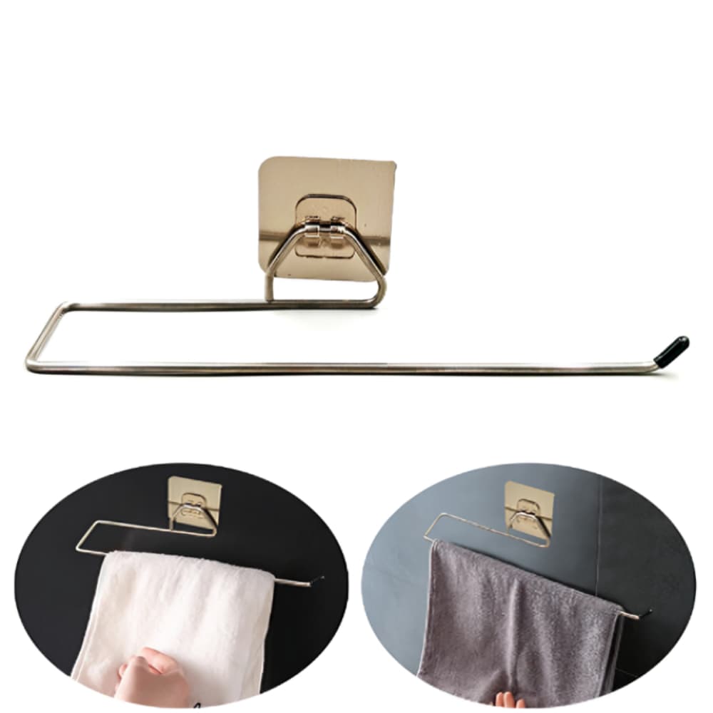 Porta Papel Toalha e Suporte de Filme de Alumínio para Parede de Cozinha Envio Imediato