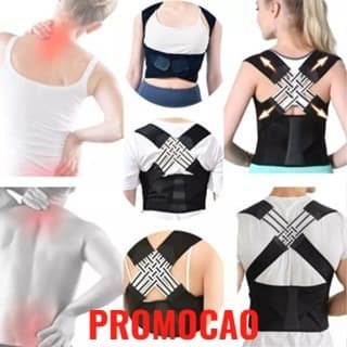 Corretor Postura Colete Cervical Cinta Alinha Coluna Unissex JH
